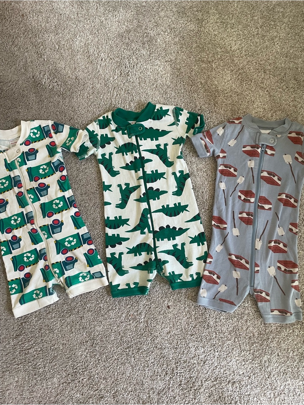 Hanna Andersson Short Sleeve Pajamas Bundle 18-24 months